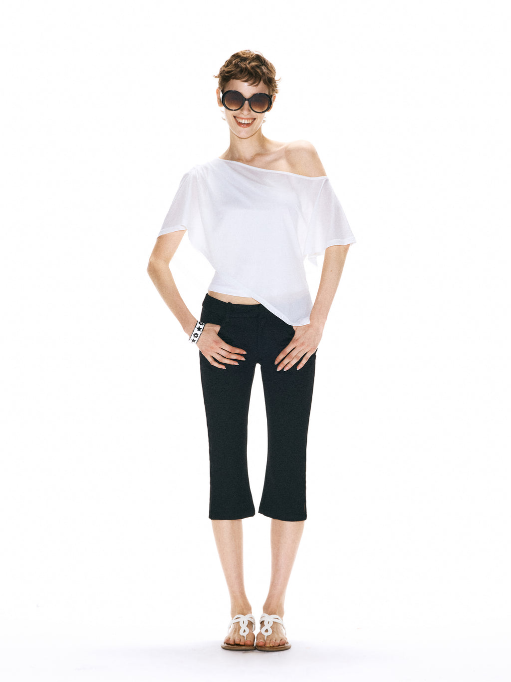 Runway Ticket Lace-Edged Slip Top （2color）
